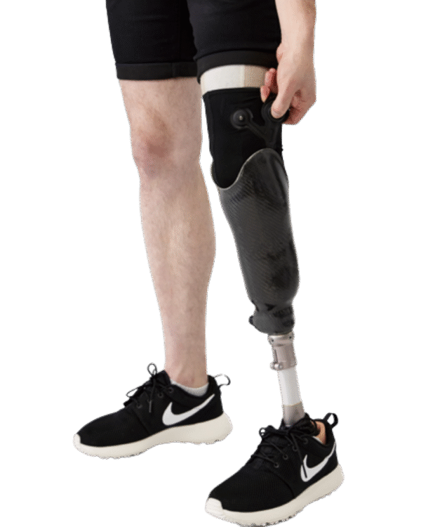 2 Funda para fluctuación de volumen transtibial - OVTT